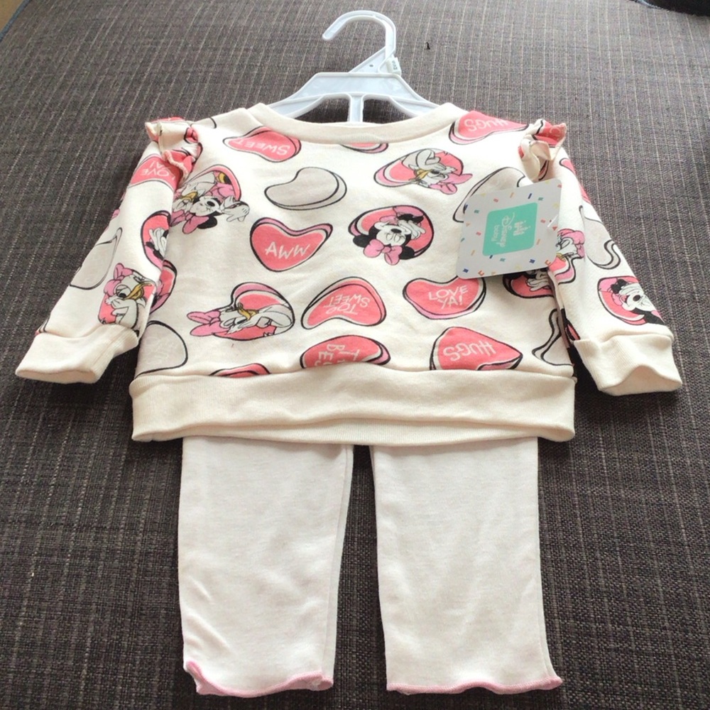 Disney Cream and Pink Character Outfit